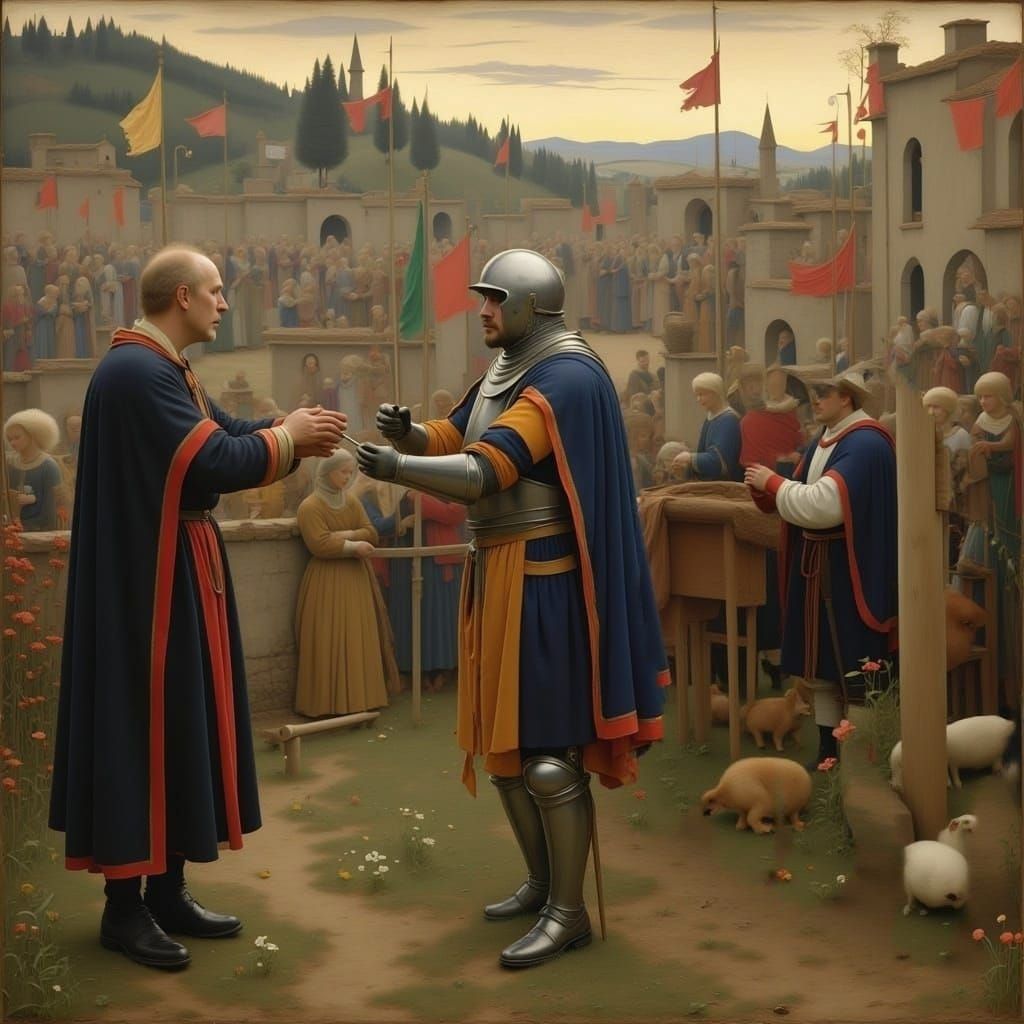 Knight at a Medieval Fair