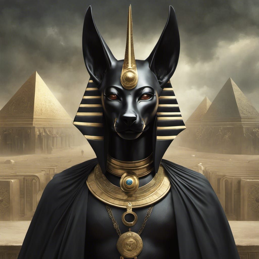 Immortal Anubis: A Surreal Digital Masterpiece