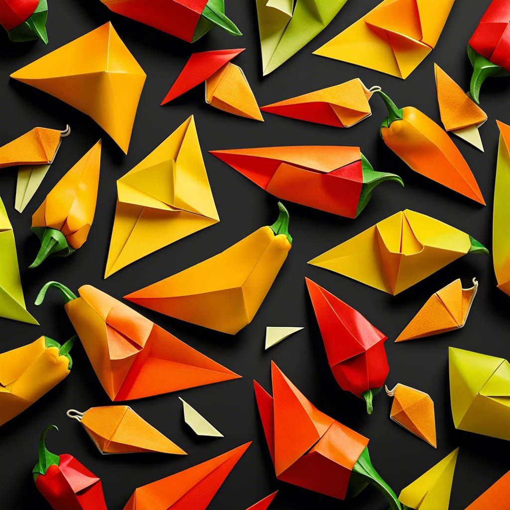 Fruit Origami: Vibrant Papercraft Art
