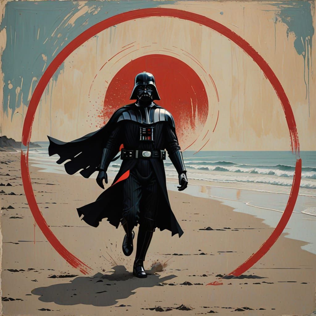 Vader's Beach Day