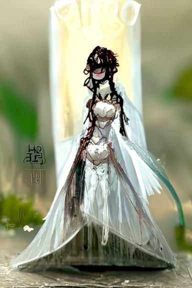 Weeping Sorceress Assassin as Dark Souls Bride