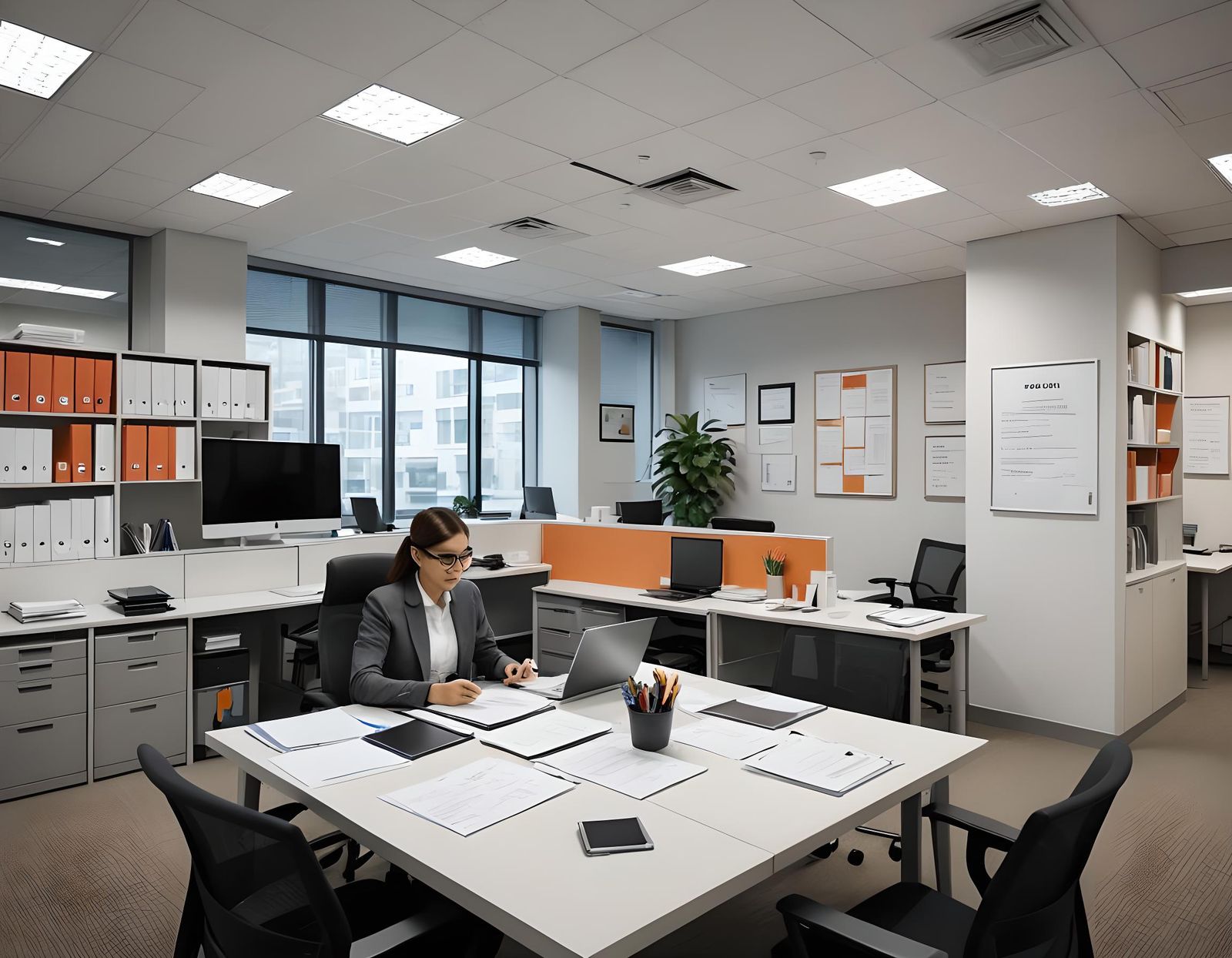 Modern HR Office Interview Scene