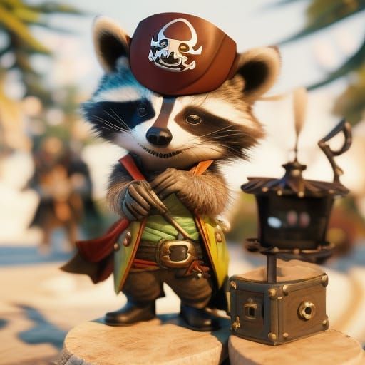 Raccoon Pirate