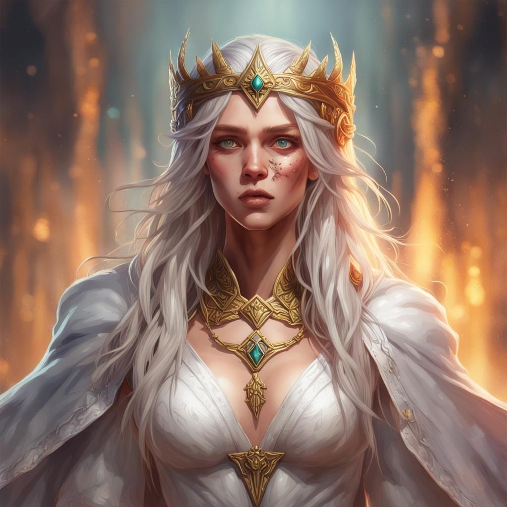 Hyperrealistic Elf Princess in Elden Ring Style