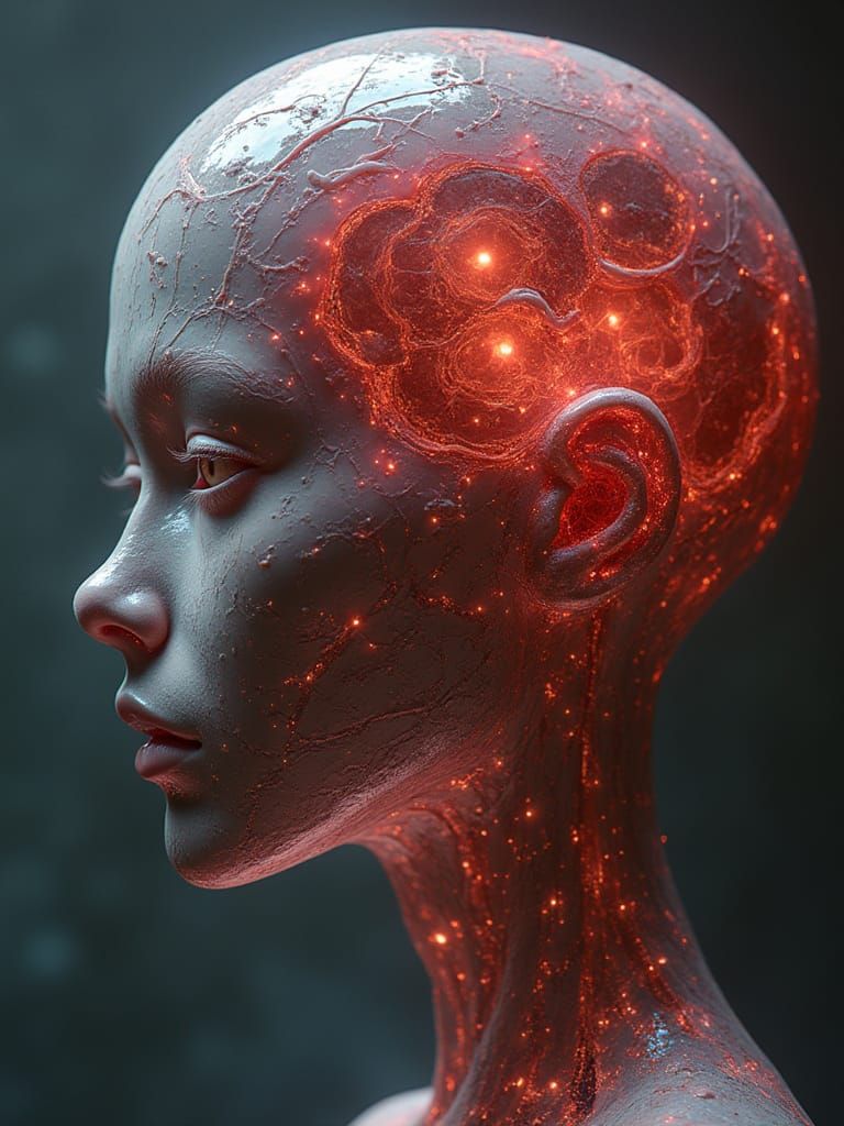 Automatron Audrey's Wirish Whirlington Hair Mirrored in Crazy Lace Agate Whirlingtons & Gray's