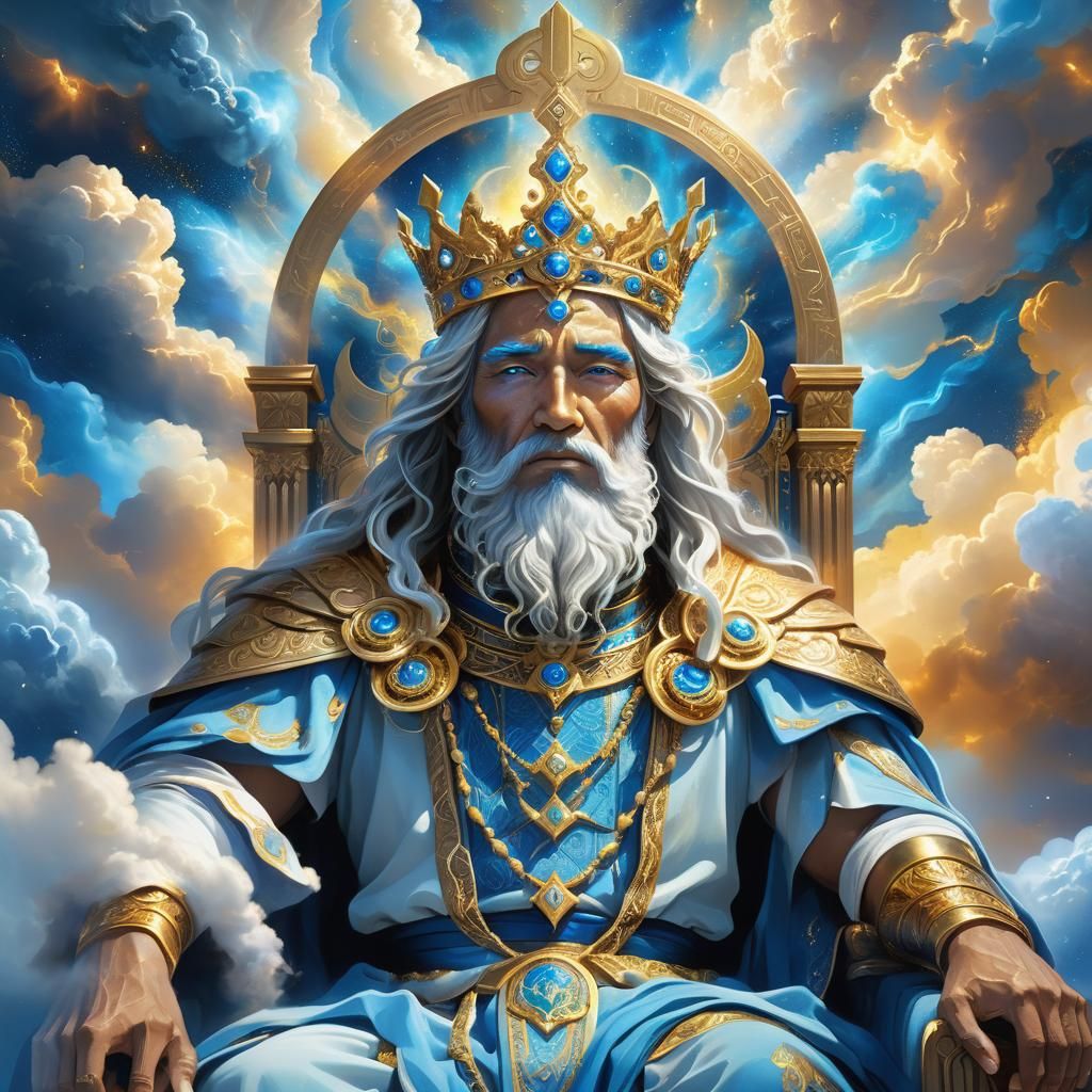 God on His Throne: Cosmic Concept Art