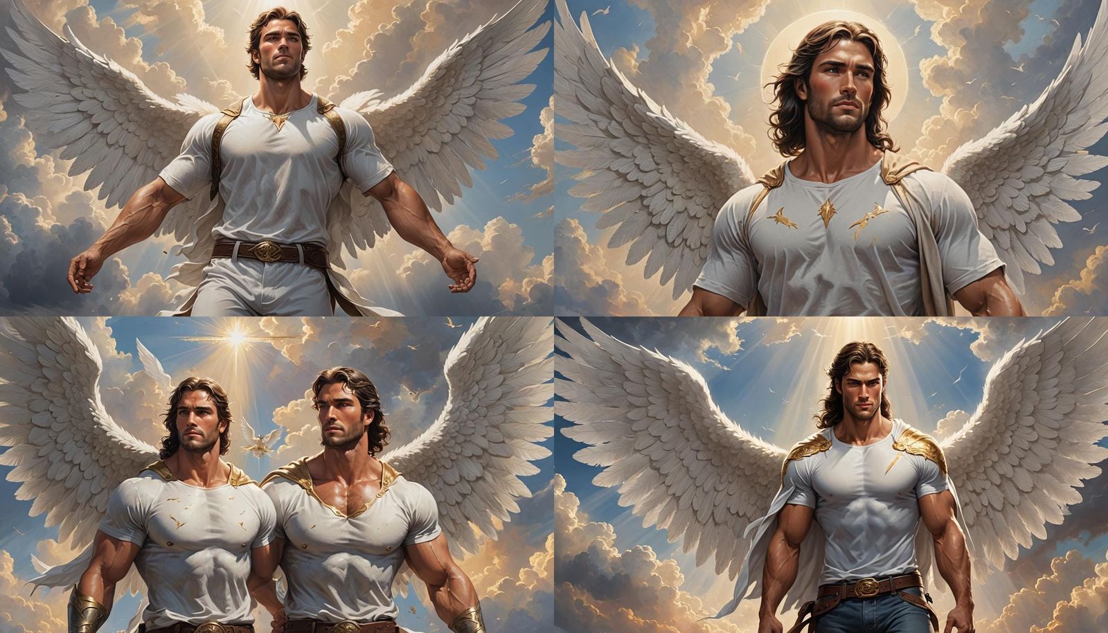 Man Arrives in Heaven to Receive Angel Wings