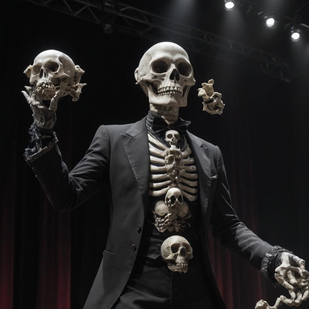 Grim Reaper Juggling With Human Lives