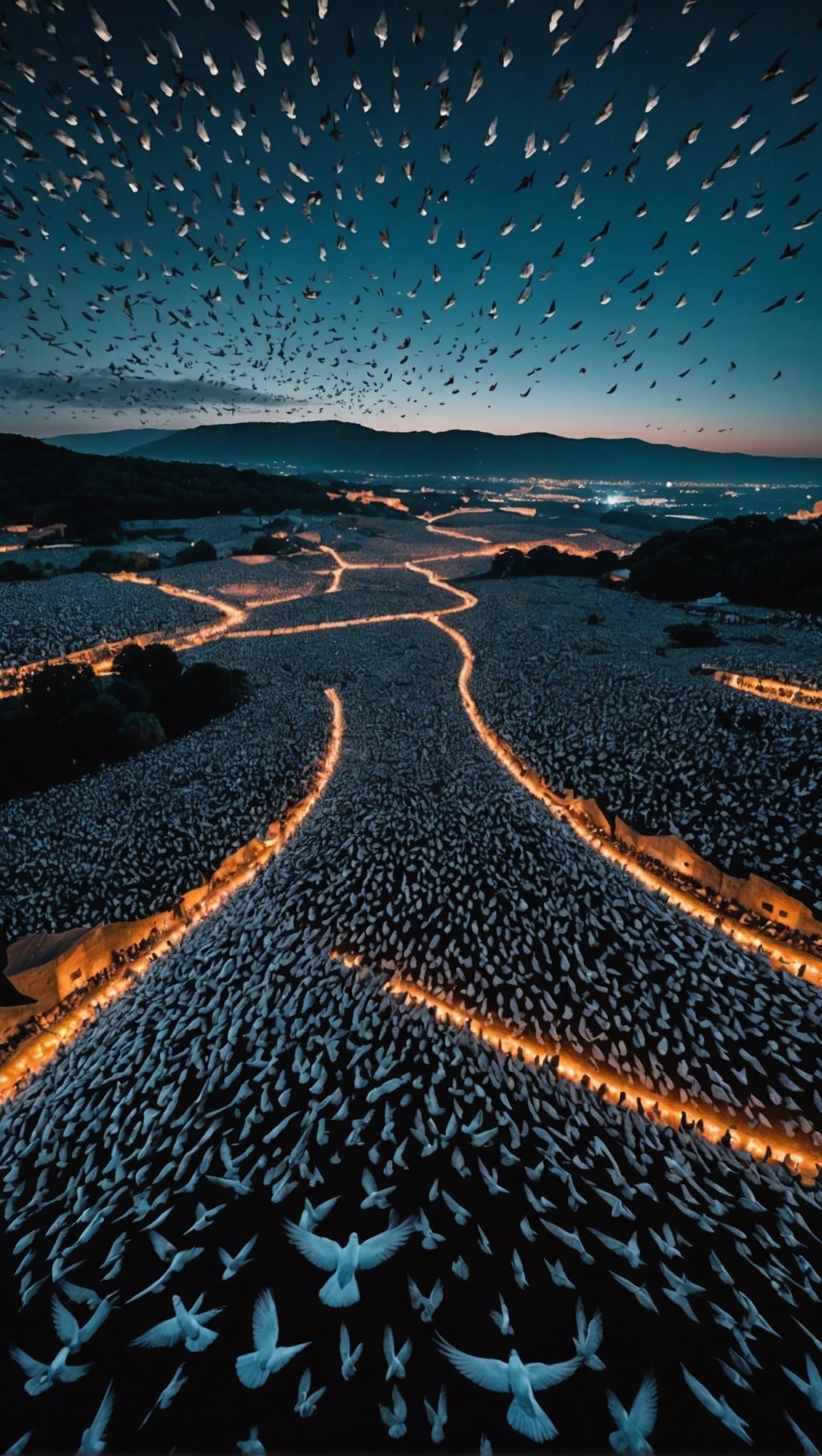 Surreal Ozora Festival Landscape by Aydin Buyuktas