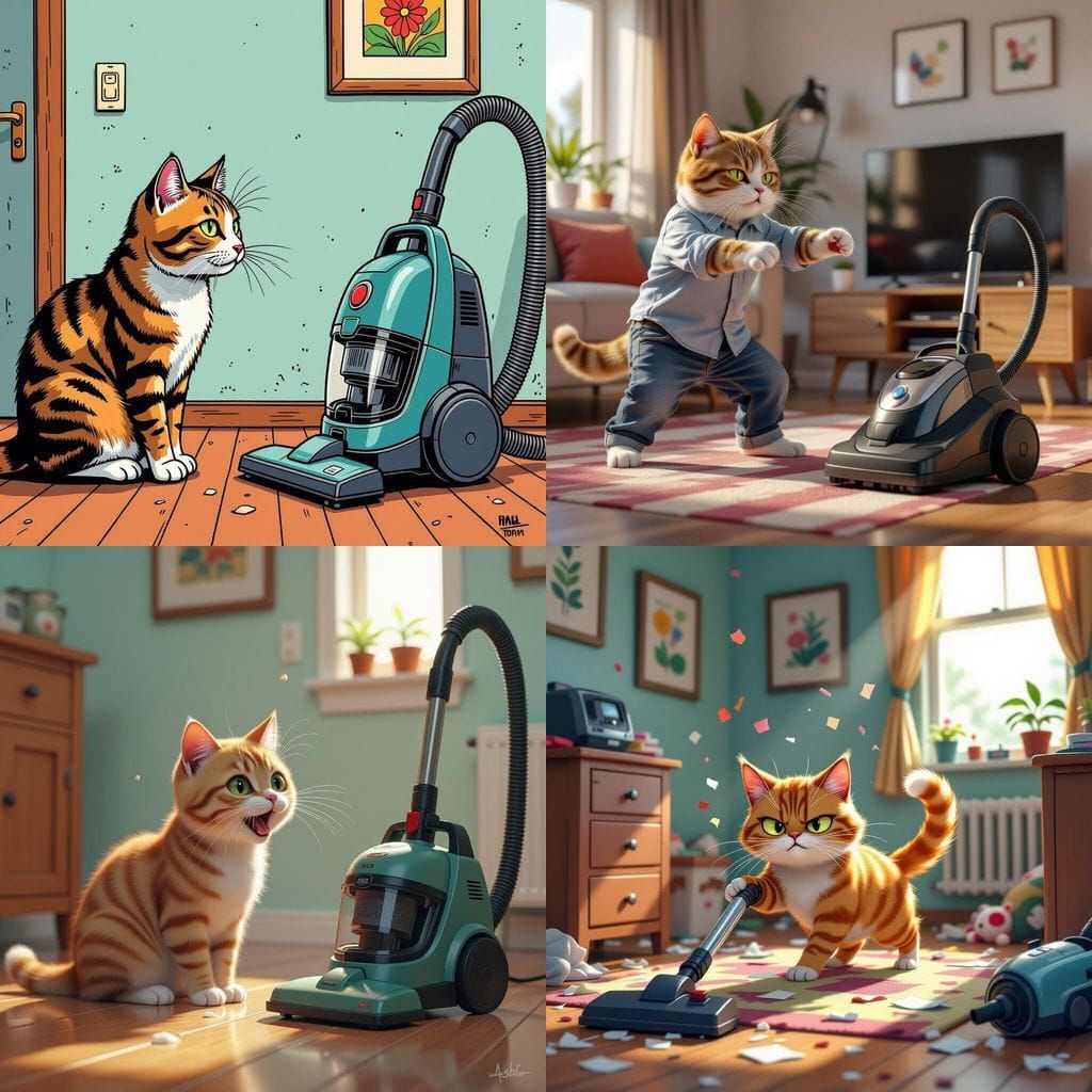 Feline and Canine Foes: Common Household Antagonists