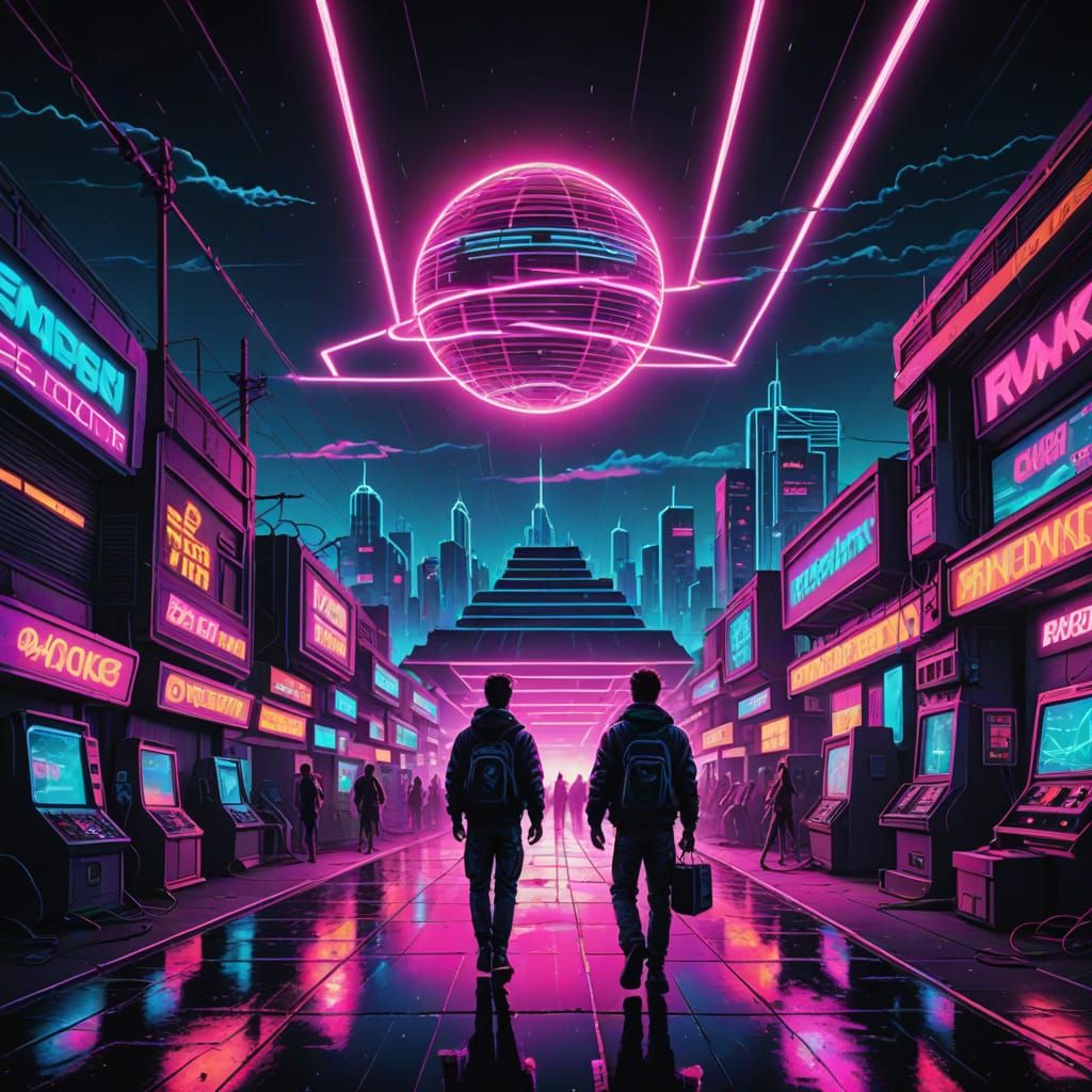 Synthwave Neon Retro Phenomenon