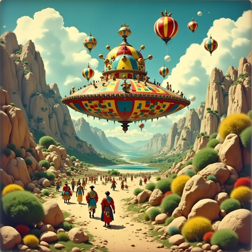 Incan Era Spacecraft Landing in Andes Mountains