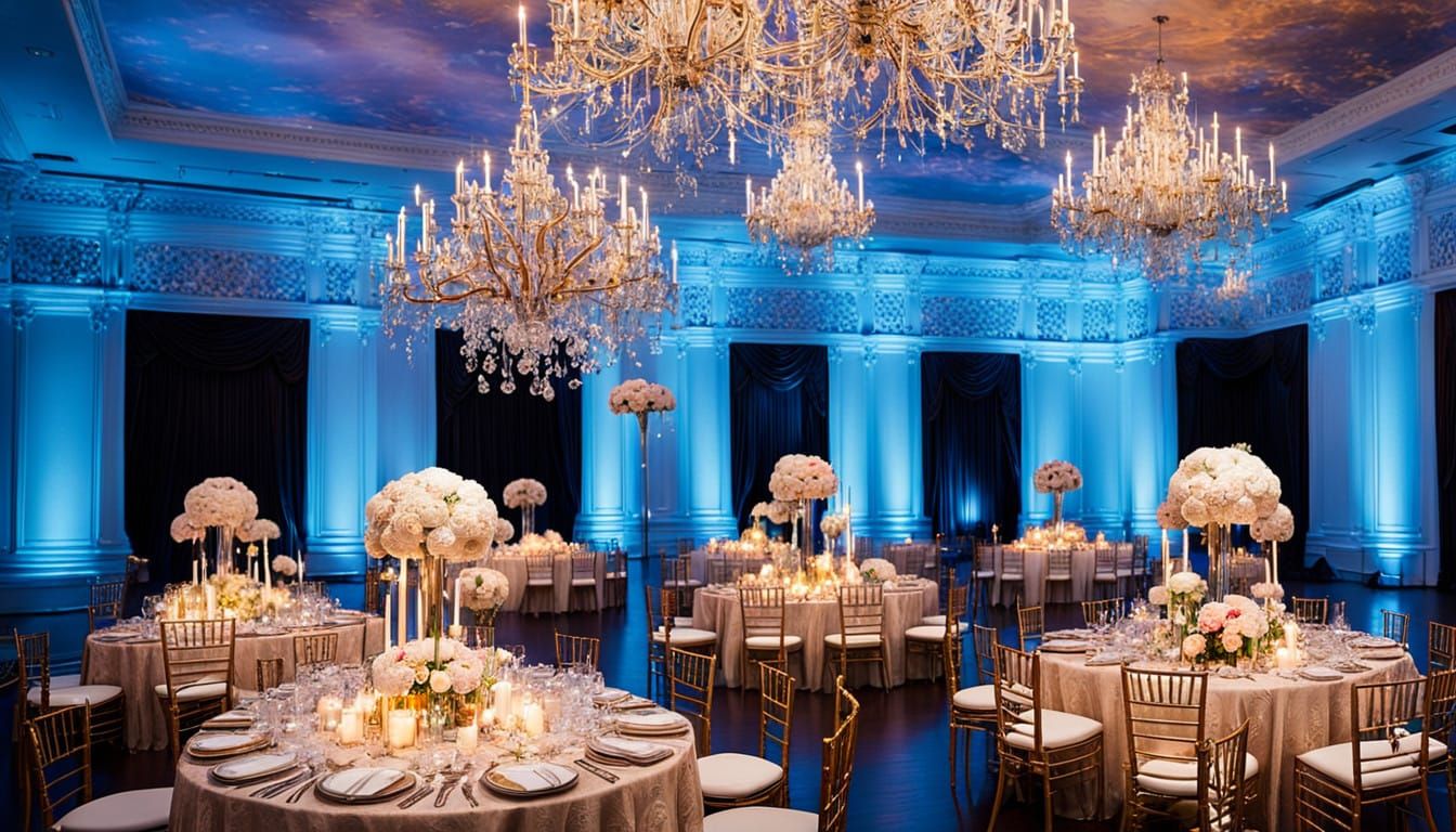 Elegant Ballroom Wedding in Art Deco Style