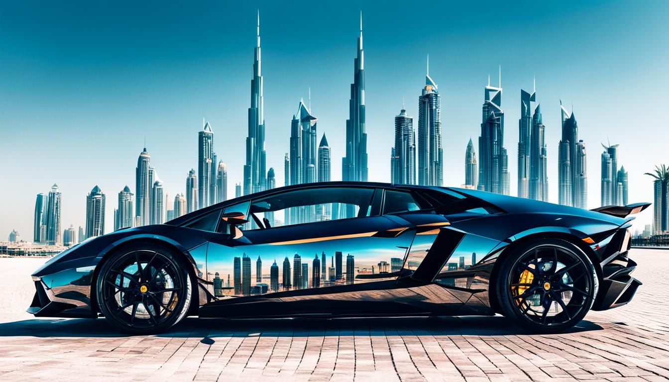 Luxury Sunset Silhouette in Dubai