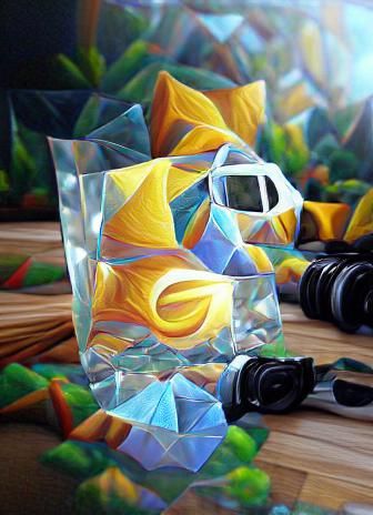 Infinite Glass Stipple Painting in 8k Resolution