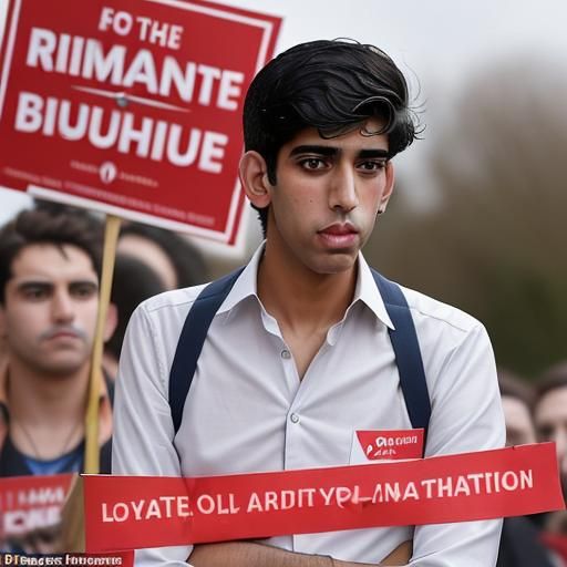 Rishi Sunak's Political Crossroads: A Visual Metaphor