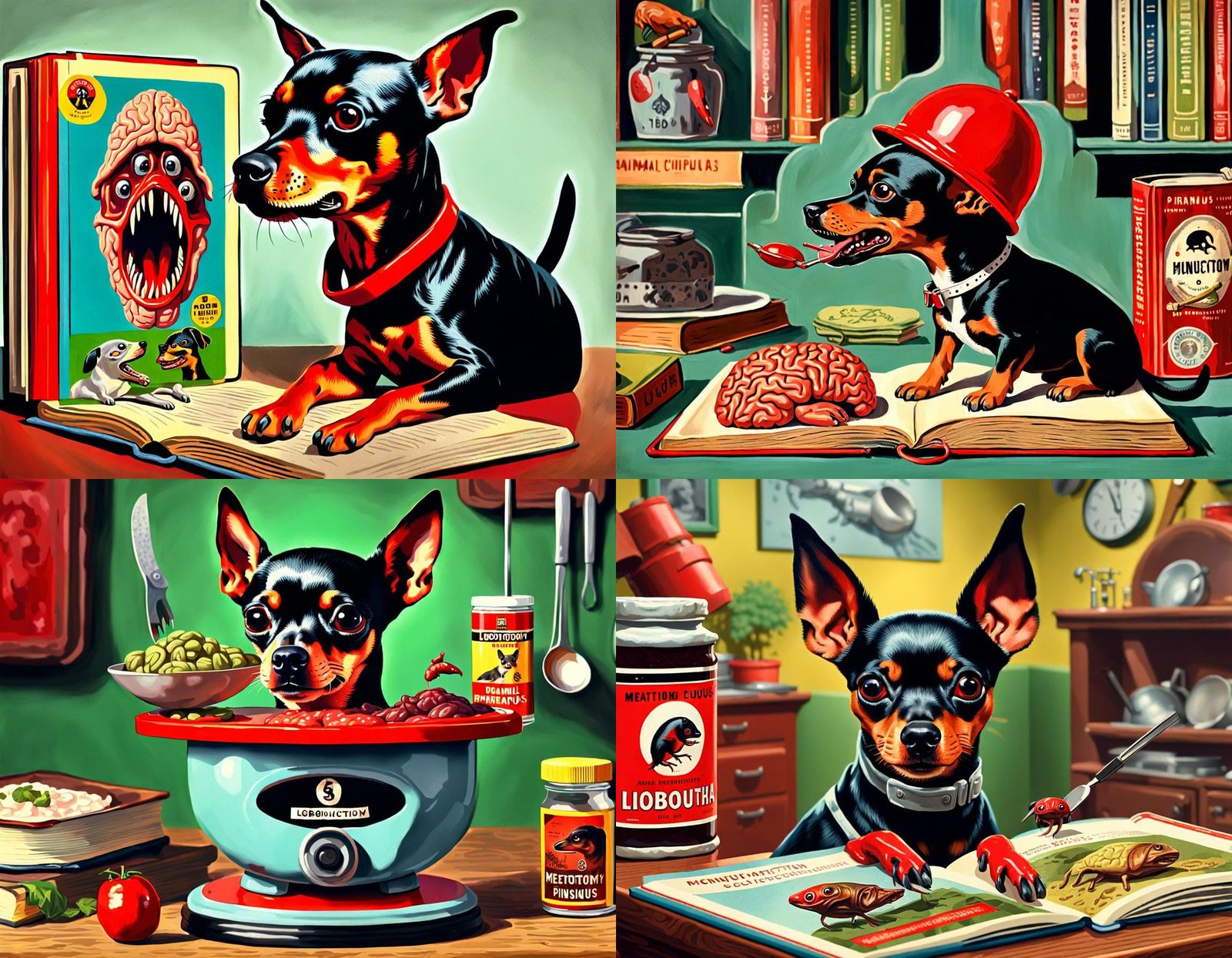 Disturbing Ladybird Book Style Animal Lobotomy