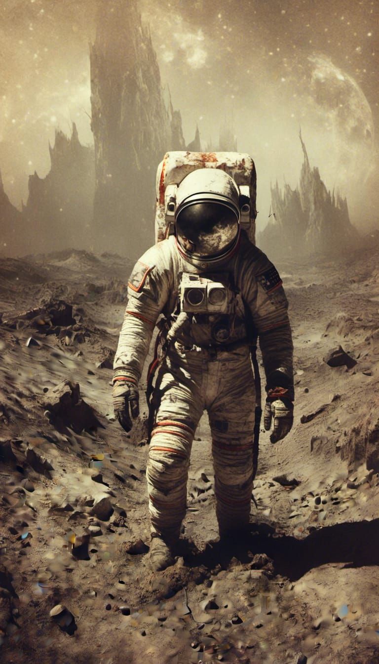 Lost Astronaut on Moon Awaits Rescue