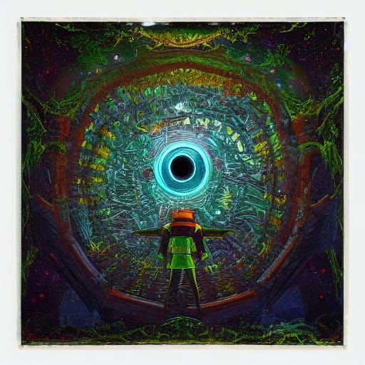 Bizarre Alien Creature in Detailed Digital Painting