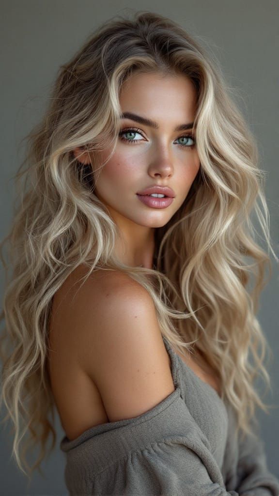 Ethereal Woman in Soft Focus