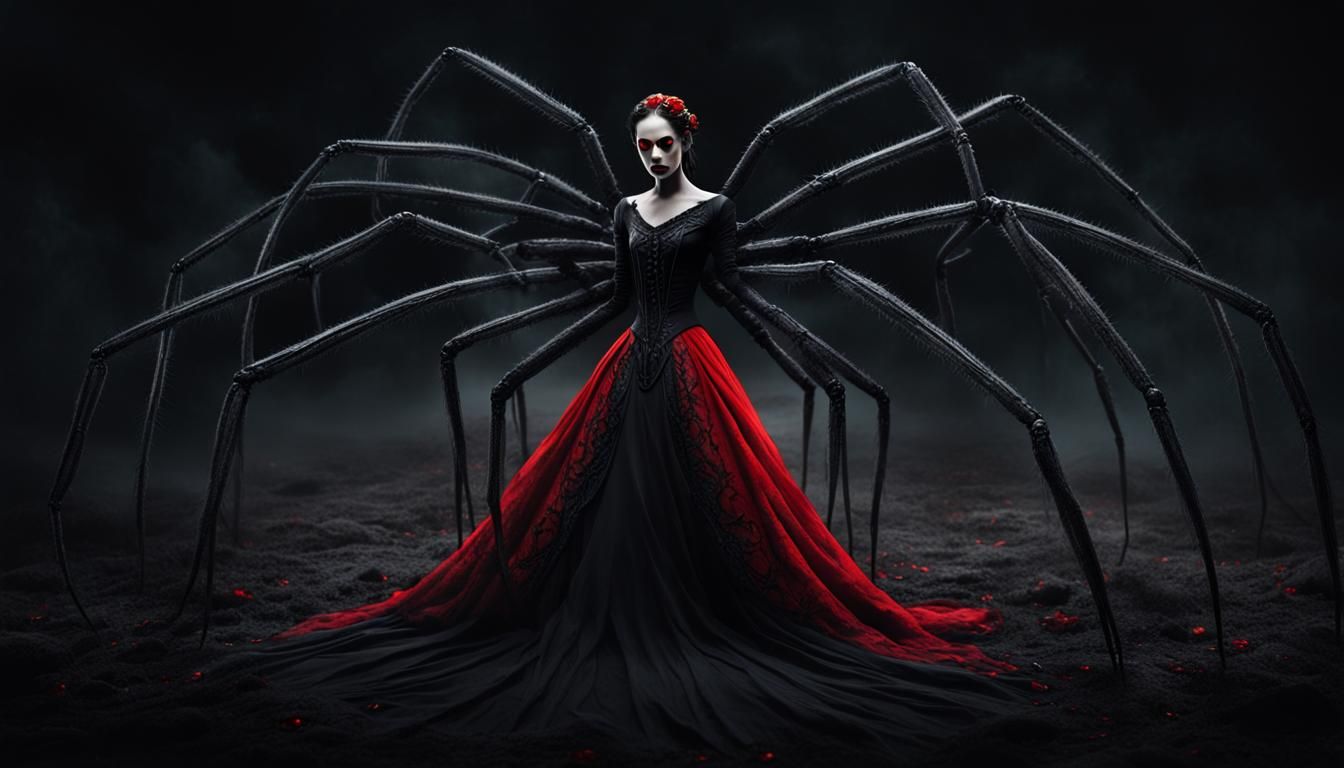 La reine veuve noire