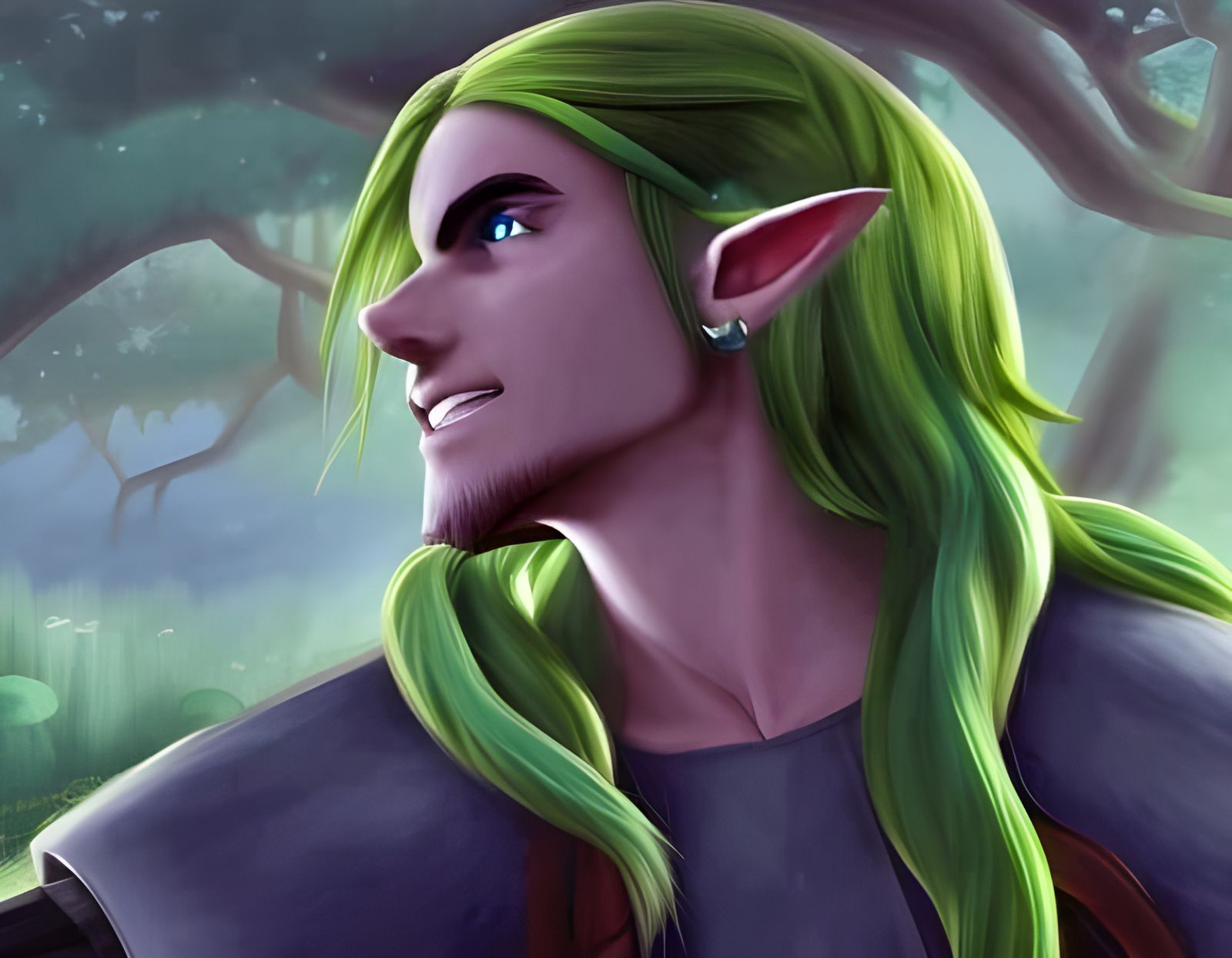 Realistic Detailed Human Eye Close-up