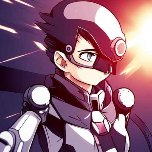 Anime Style Cyborg Key Visual