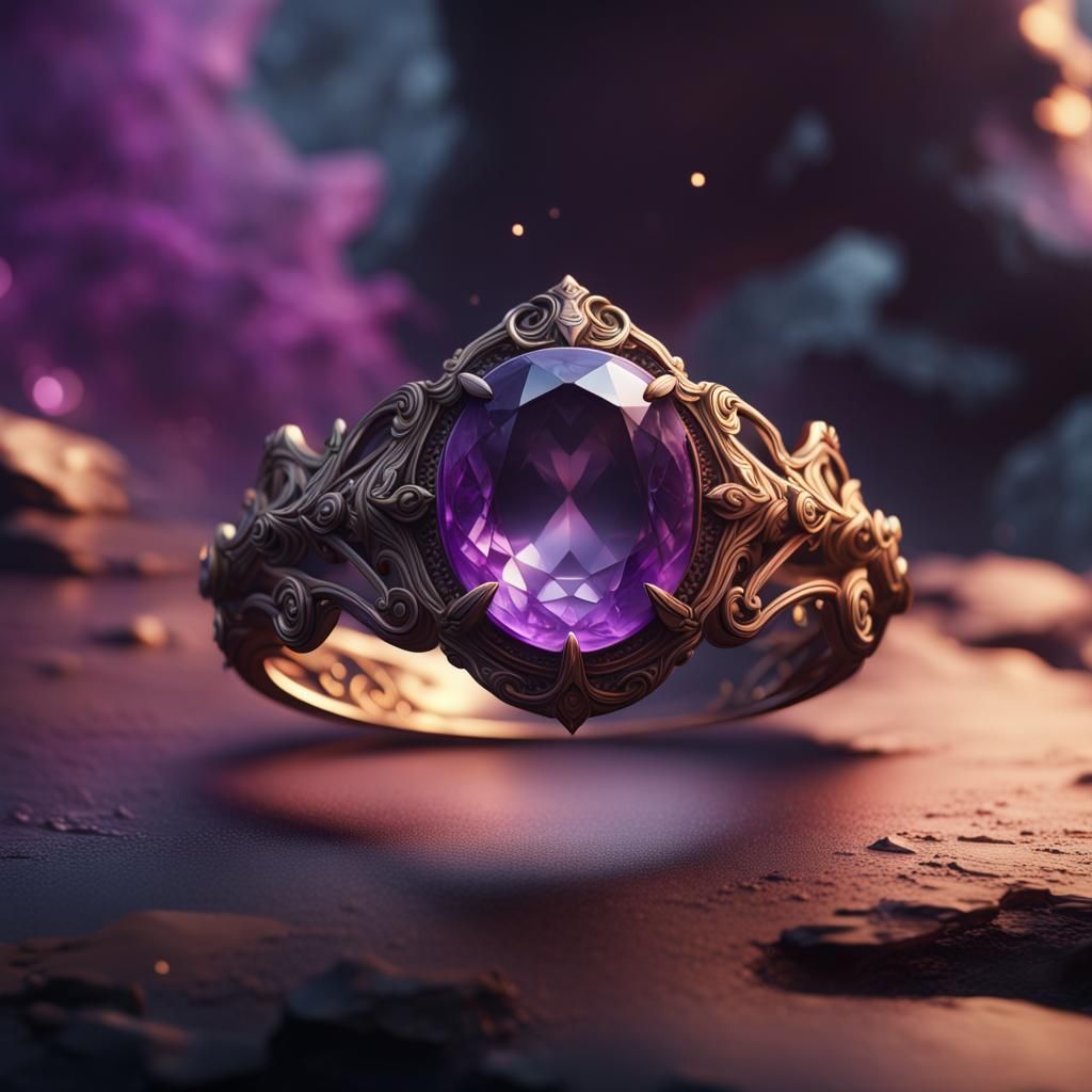 The Amethyst Ring: Detailed Matte Painting