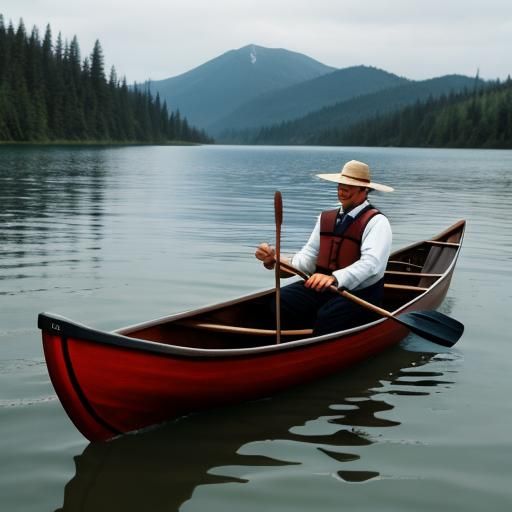 Canoe on Lake: Love, Trust, and Self-Reliance