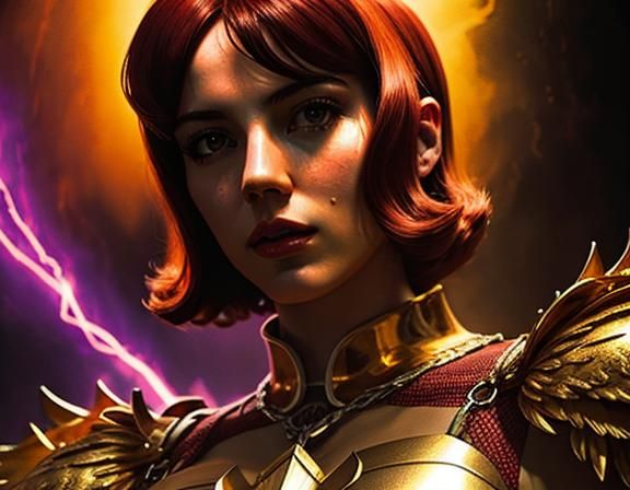 Golden Age Hero in Renaissance Horror Style