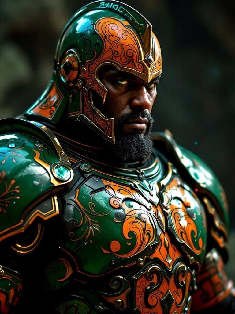 Idris Elba as Man-At-Arms Digital Rendering