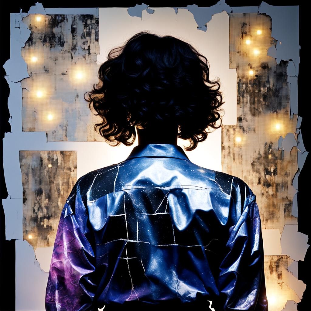 Fashion Icon in Neon Flashdance Attire