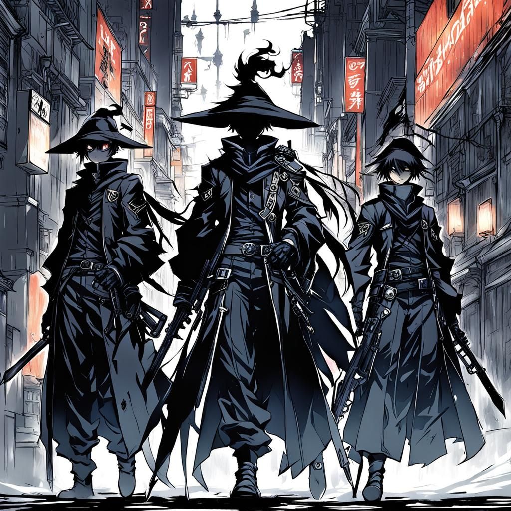 Anime Style Shadow Gang in Another World