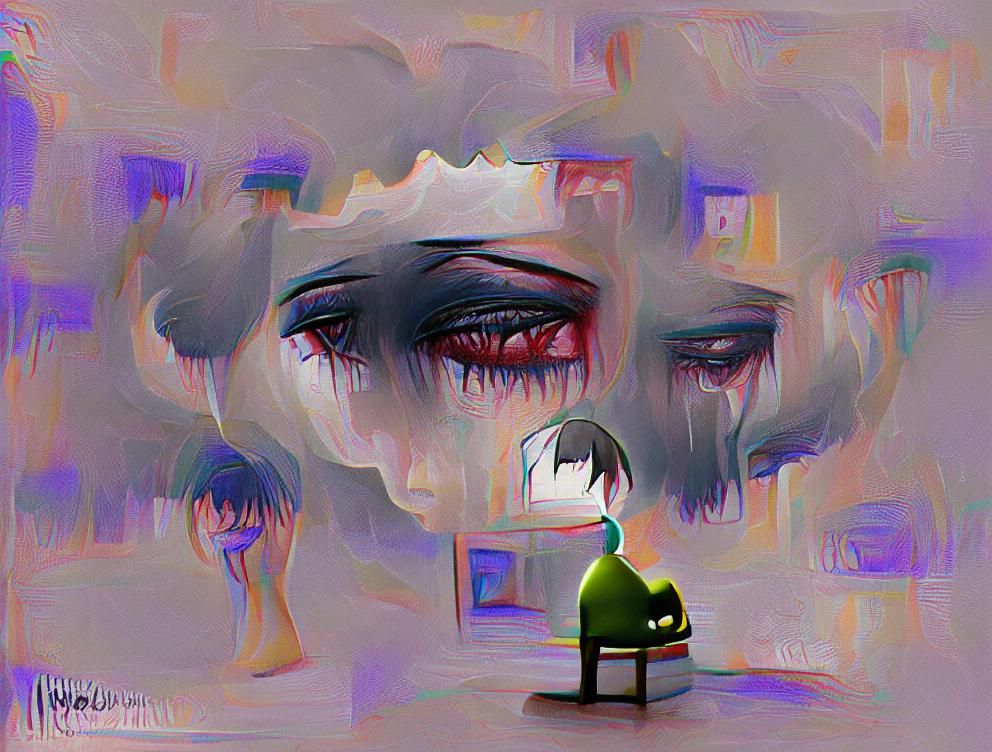 Evocative Image of Depression and Isolation