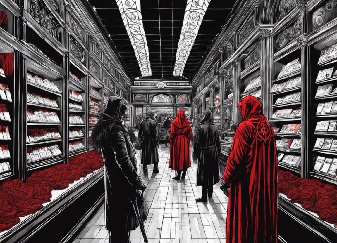 Satanic Cultists Gather in Department Store
