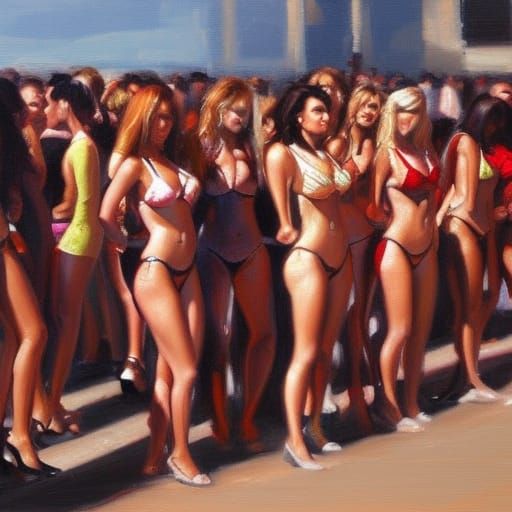 bikini girls