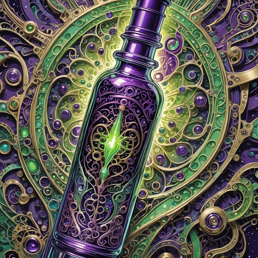 Glowing Biomechanical Rabies Vaccine Vial Explodes in a Kale...