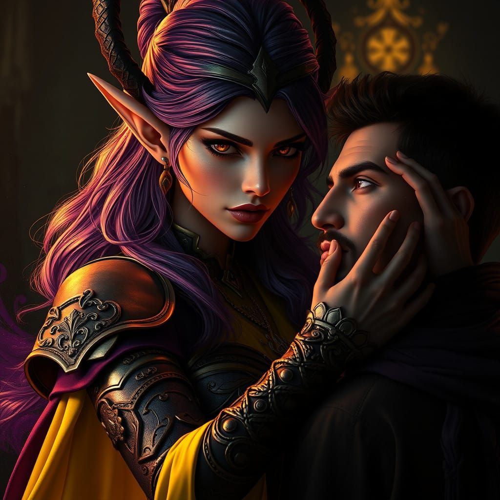 Ethereal Elf Maiden Enchants with Mesmerizing Gaze