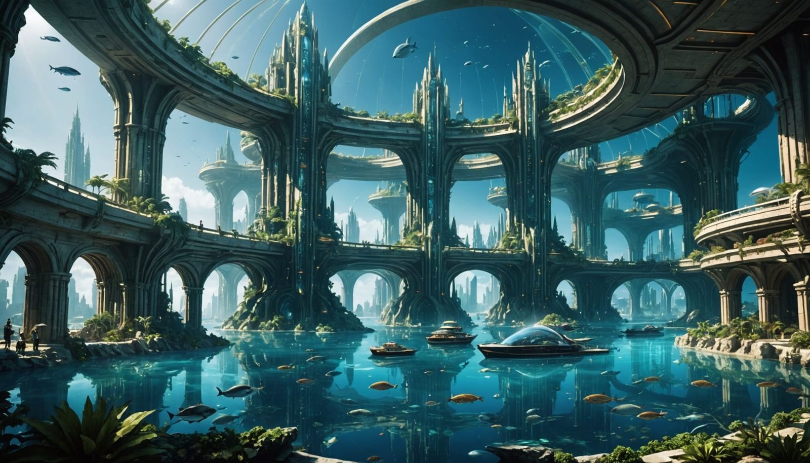 Futuristic Atlantis: Underwater City of Tomorrow