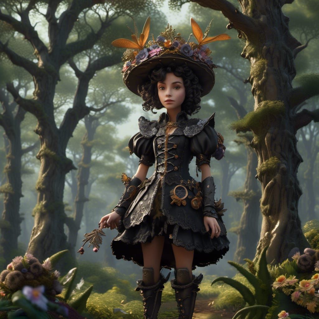 Steampunk Forest Fae