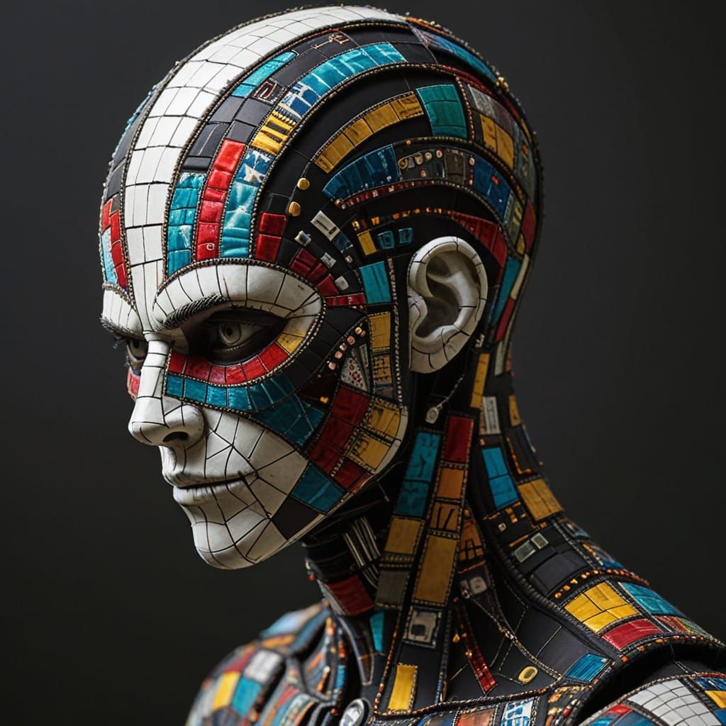 Vibrant Patchwork Quilt in Whimsical Style