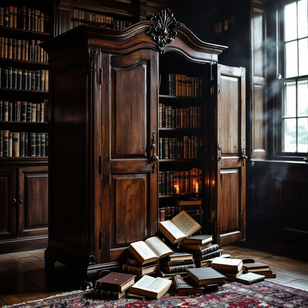 Mysterious Wardrobe Opens to Reveal Ancient Books