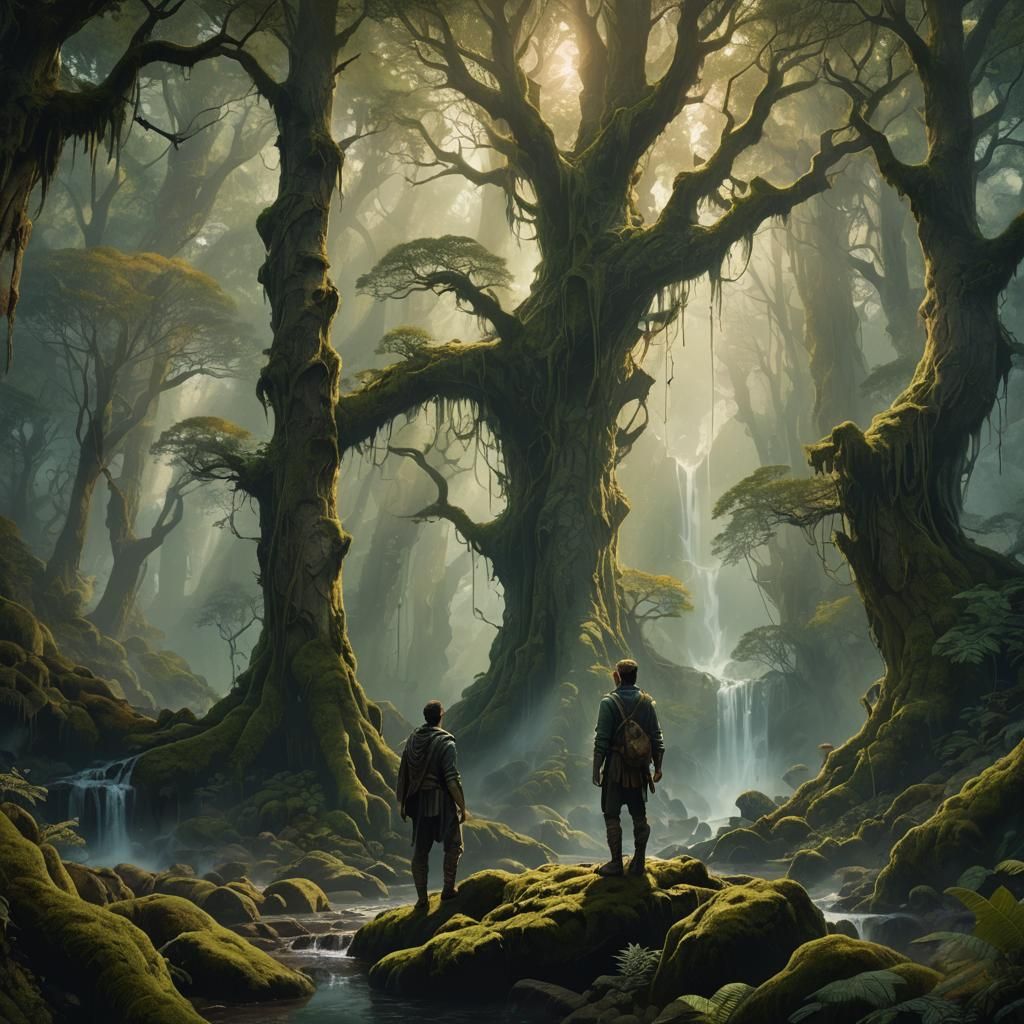 Mystical Forest: Fantasy Art of Self-Awareness