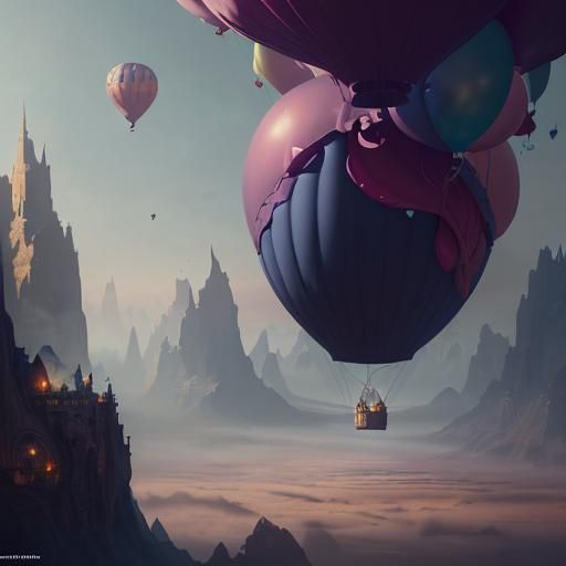 Balloon Mouse Dreams of a Beautiful Life