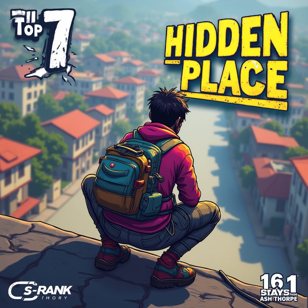 Free Fire Gaming Thumbnail: Top 7 CS-Rank Hidden Places