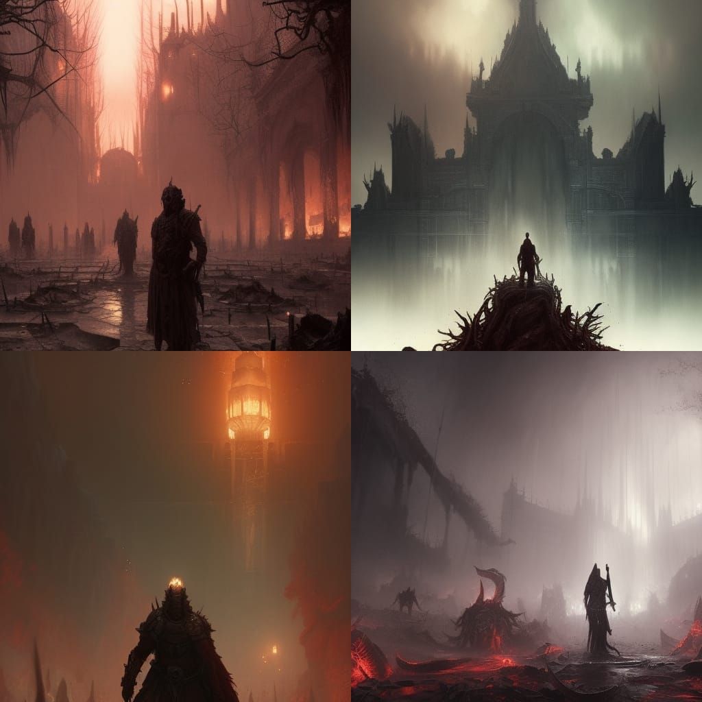 Ashes of Souls: A Dark Fantasy Concept Art