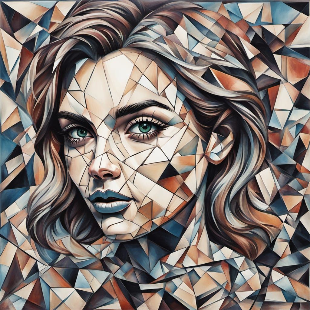 Massive Giant Cubist Coffee Cup