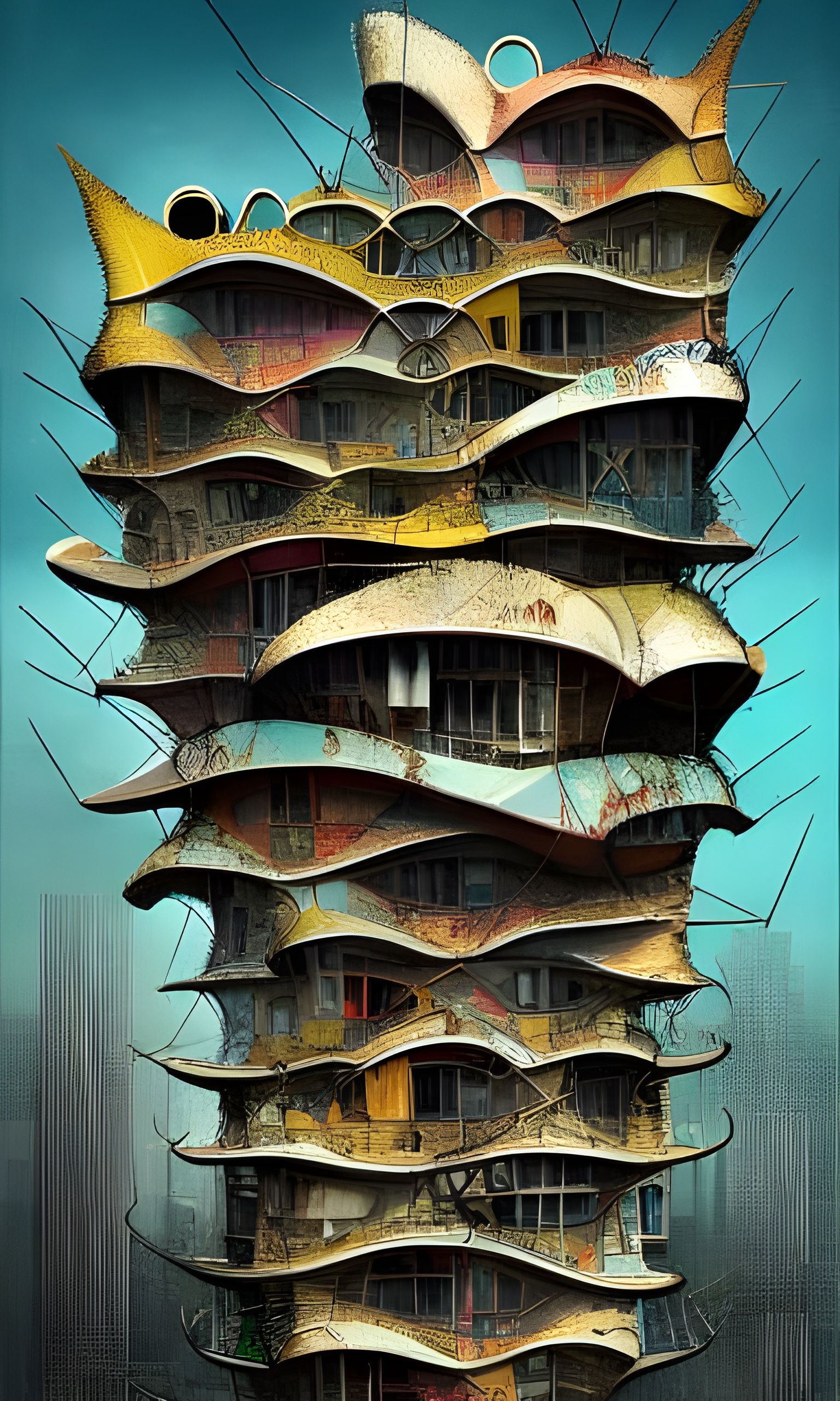 Dr. Seuss Triangle Apartments: Photorealistic Architectural ...