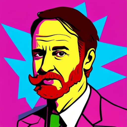 Jimmy McGill as Pop Art Screen Print