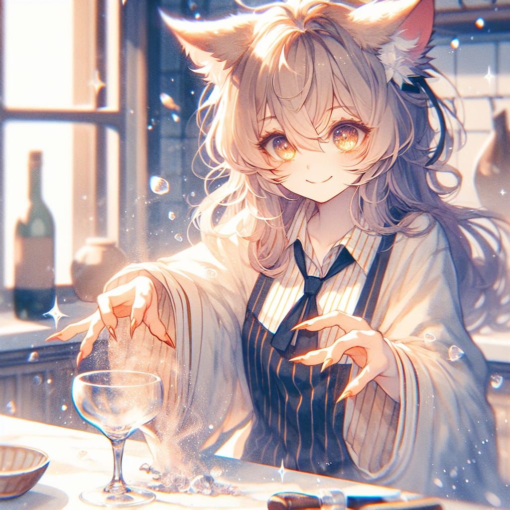 Enchanting Manga Cover: Mischievous Cat
